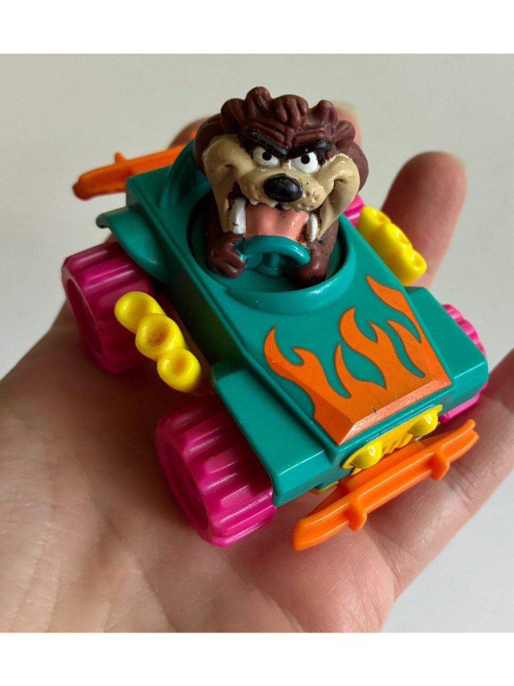 Vintage 1992 Warner Bros Looney Tunes Taz Tasmanian Devil McDonalds Toy